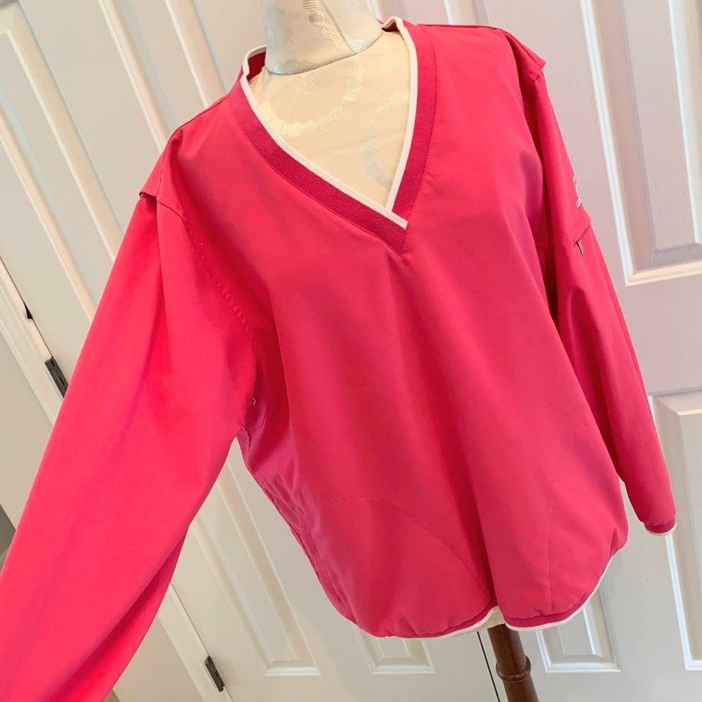 Liz Golf Windbreaker Water Resistant Pullovers - L